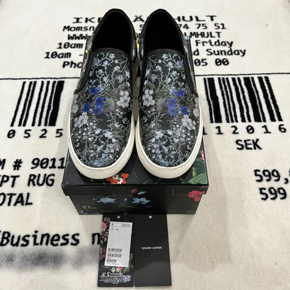 Erdem X H&M Floral Slip On Leather Shoes - Picture 7 of 7